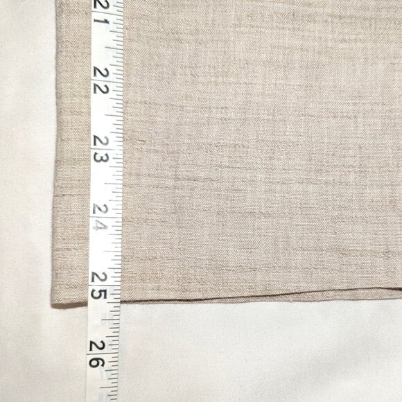 Theory | Linen Treeca Pull-On Ankle Pant Eco Sharkskin in Oat Melange | Size 6 - Picture 10 of 10